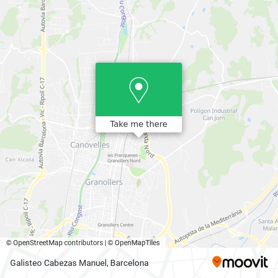 Galisteo Cabezas Manuel map