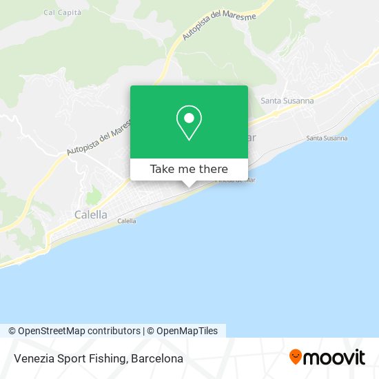 Venezia Sport Fishing map
