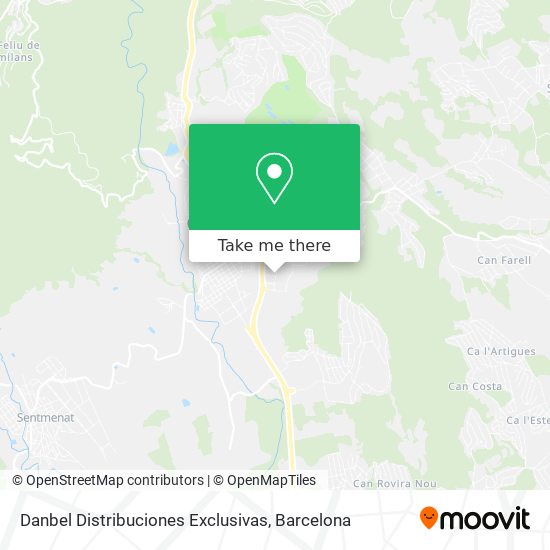Danbel Distribuciones Exclusivas map