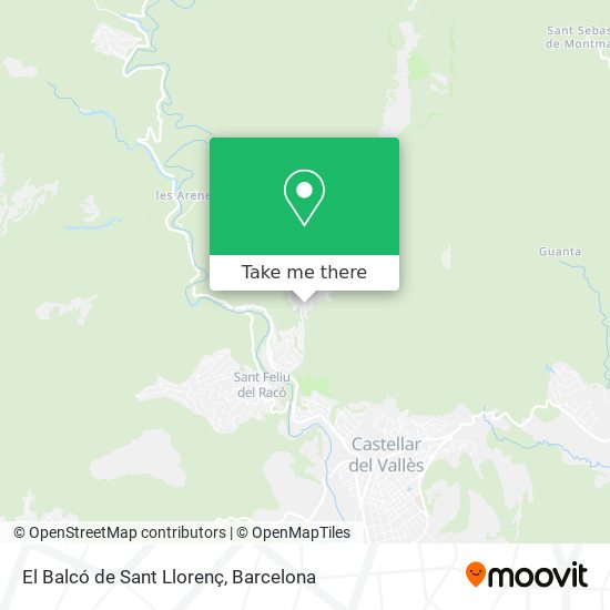 El Balcó de Sant Llorenç map