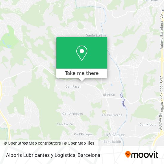 Alboris Lubricantes y Logistica map