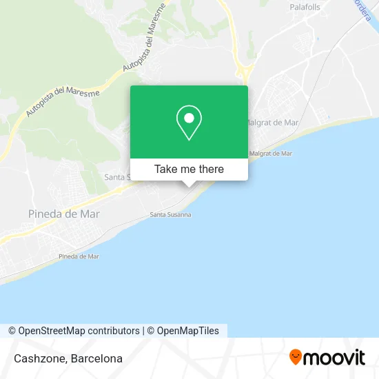Cashzone map