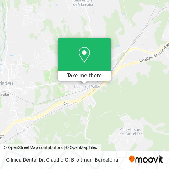 Clínica Dental Dr. Claudio G. Broitman map
