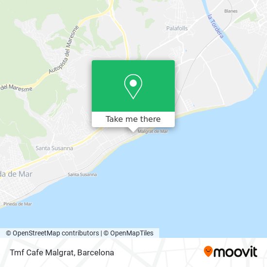 Tmf Cafe Malgrat map