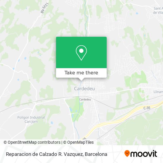Reparacion de Calzado R. Vazquez map