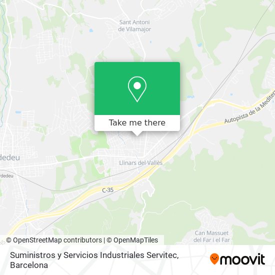 Suministros y Servicios Industriales Servitec map