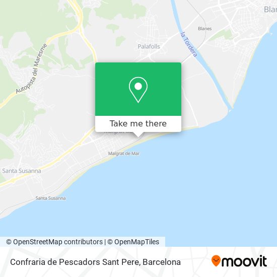 Confraria de Pescadors Sant Pere map