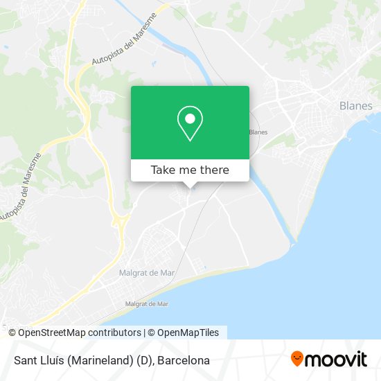 Sant Lluís (Marineland) (D) map
