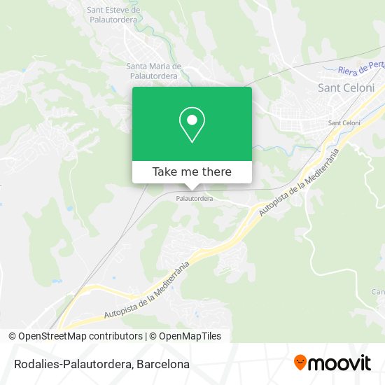 mapa Rodalies-Palautordera