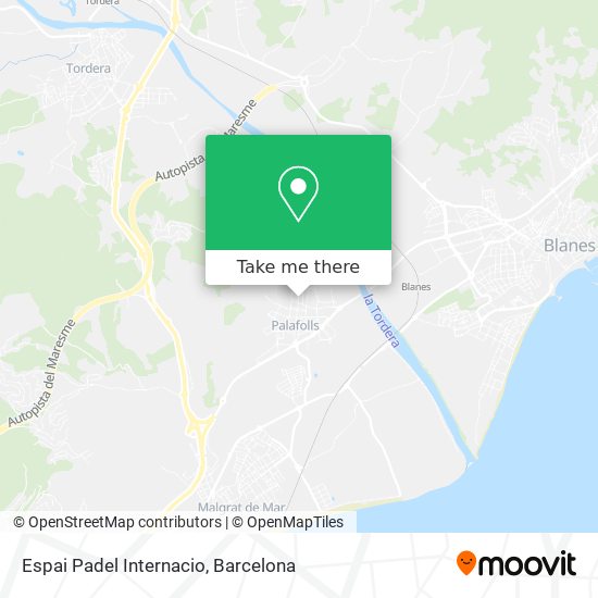 Espai Padel Internacio map