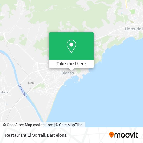 Restaurant El Sorrall map