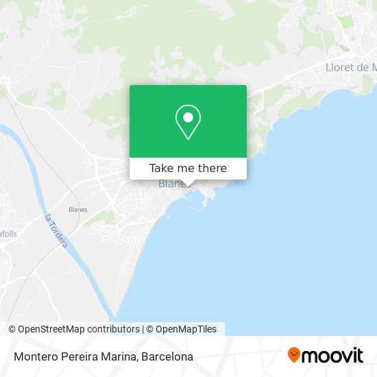 Montero Pereira Marina map