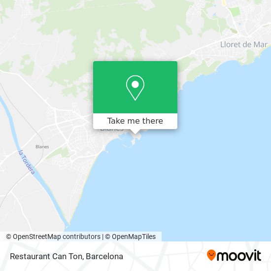 Restaurant Can Ton map