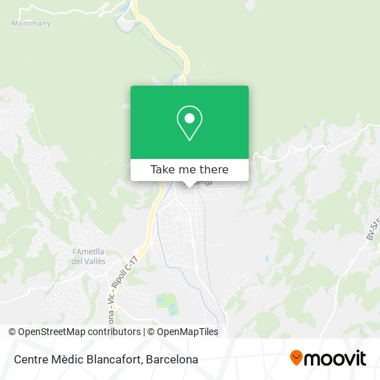 Centre Mèdic Blancafort map