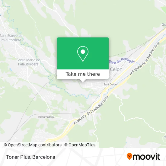 Toner Plus map