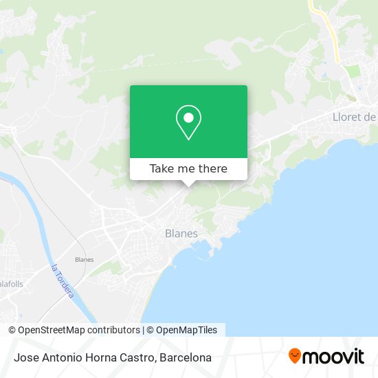 Jose Antonio Horna Castro map