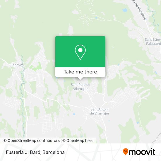 Fusteria J. Baró map