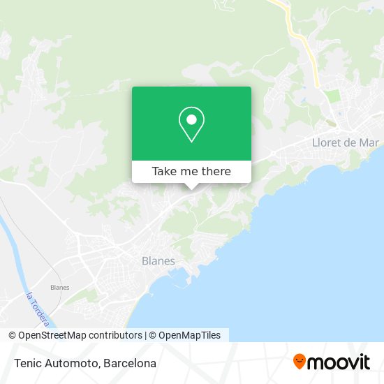 mapa Tenic Automoto