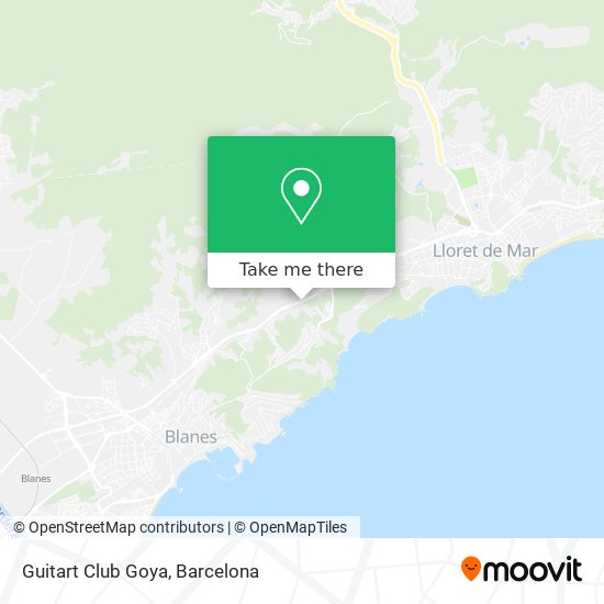 mapa Guitart Club Goya