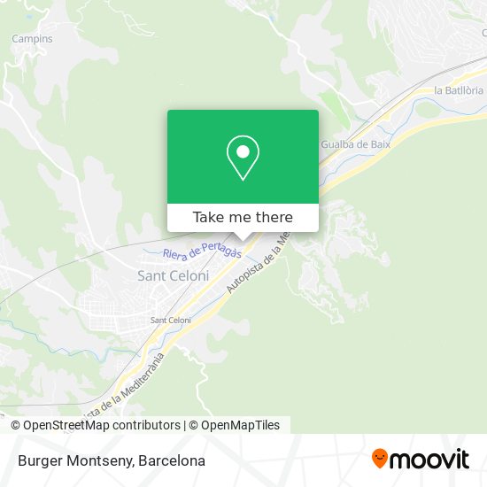 Burger Montseny map