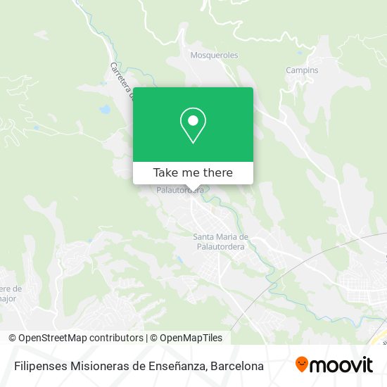 Filipenses Misioneras de Enseñanza map