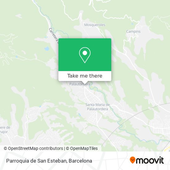 Parroquia de San Esteban map