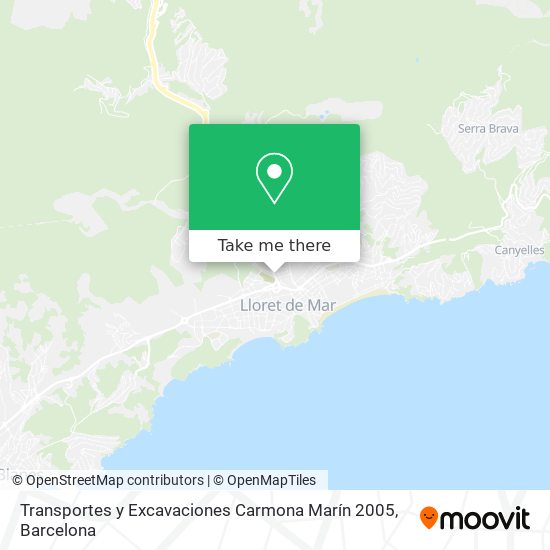 Transportes y Excavaciones Carmona Marín 2005 map