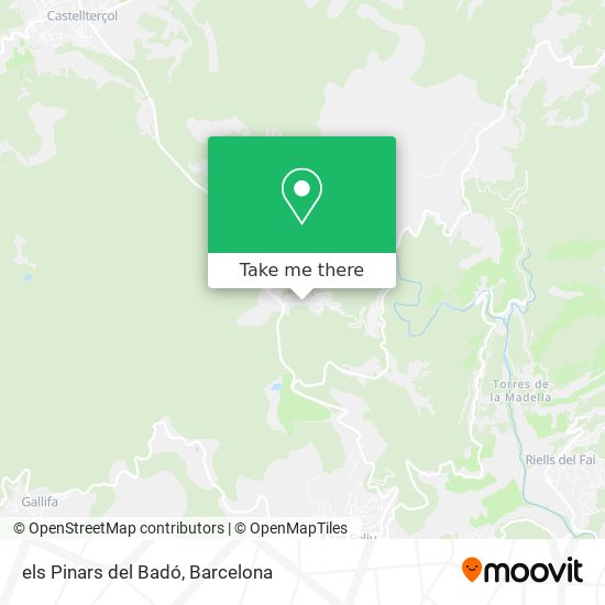 els Pinars del Badó map