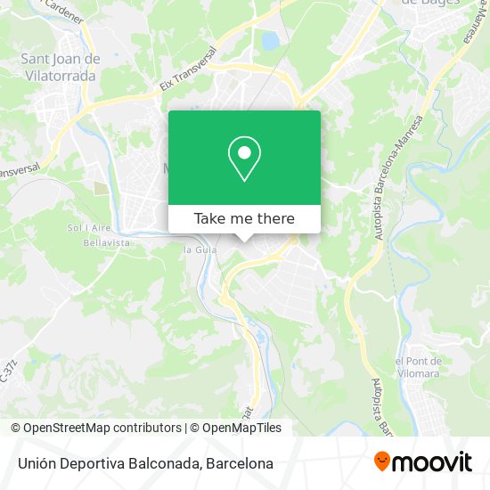 Unión Deportiva Balconada map