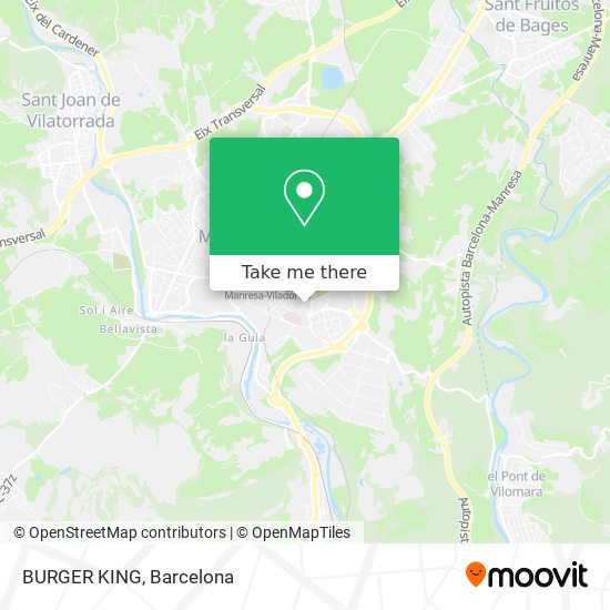 BURGER KING map