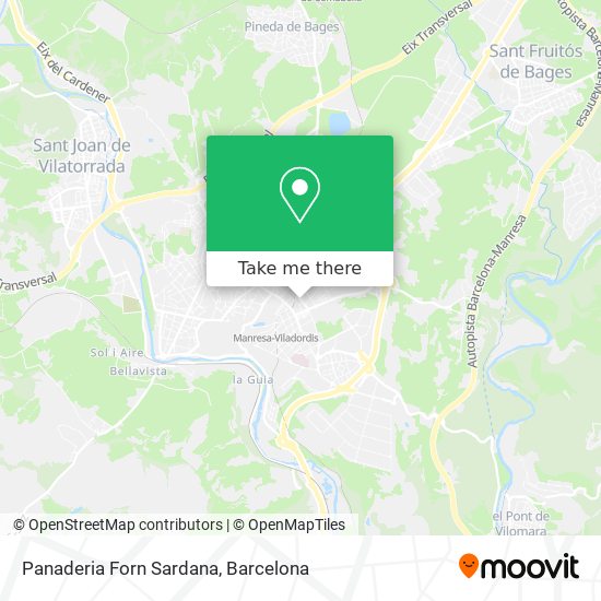 Panaderia Forn Sardana map