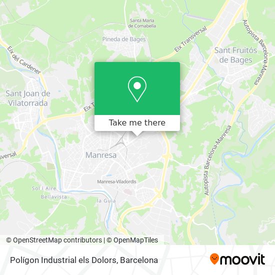 Polígon Industrial els Dolors map