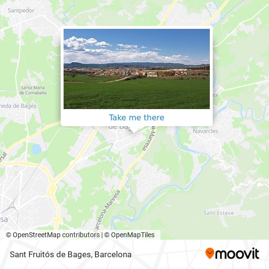 Sant Fruitós de Bages map