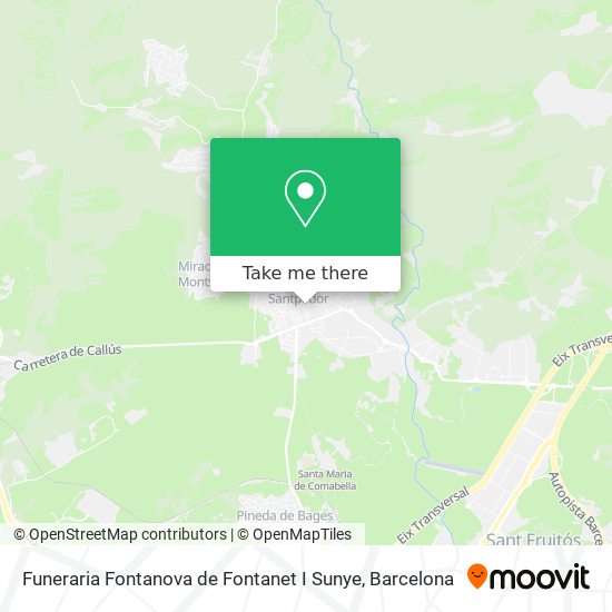 Funeraria Fontanova de Fontanet I Sunye map