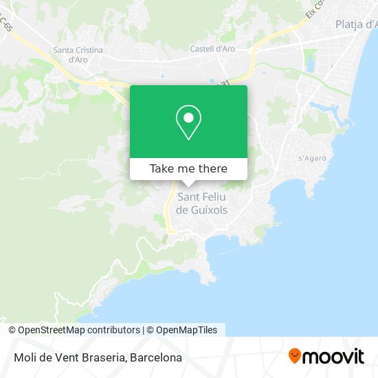 Moli de Vent Braseria map