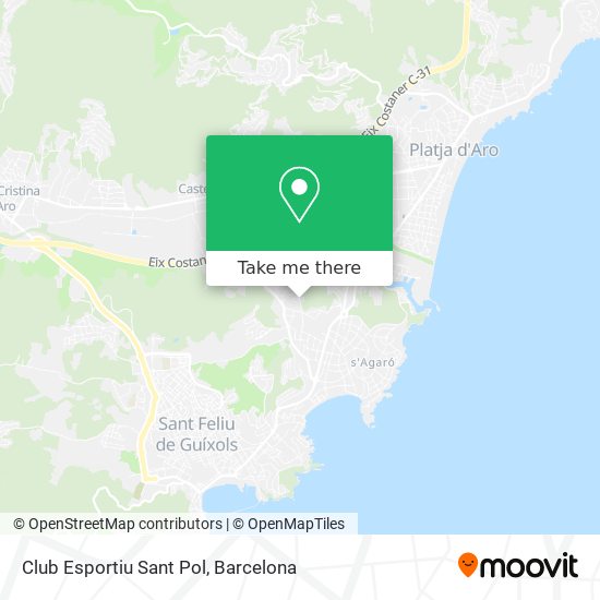 Club Esportiu Sant Pol map