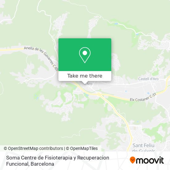 Soma Centre de Fisioterapia y Recuperacion Funcional map