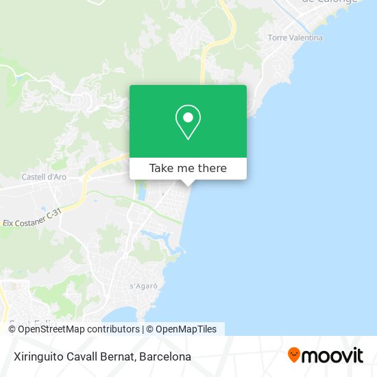 Xiringuito Cavall Bernat map