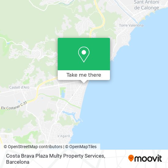 mapa Costa Brava Plaza Multy Property Services