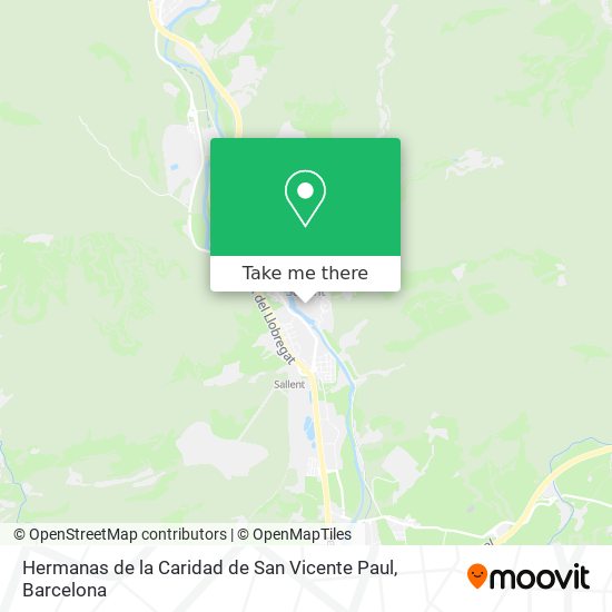Hermanas de la Caridad de San Vicente Paul map