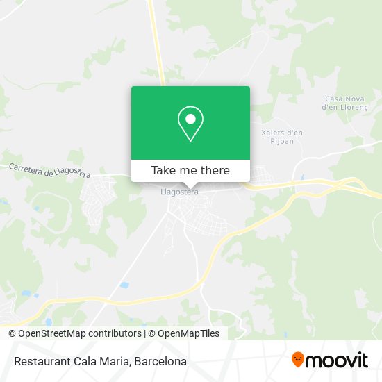 Restaurant Cala Maria map