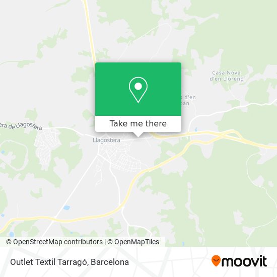 Outlet Textil Tarragó map