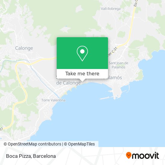 mapa Boca Pizza