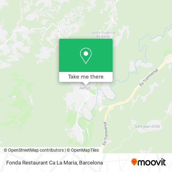 Fonda Restaurant Ca La Maria map