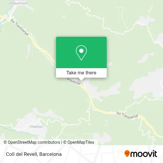 Coll del Revell map