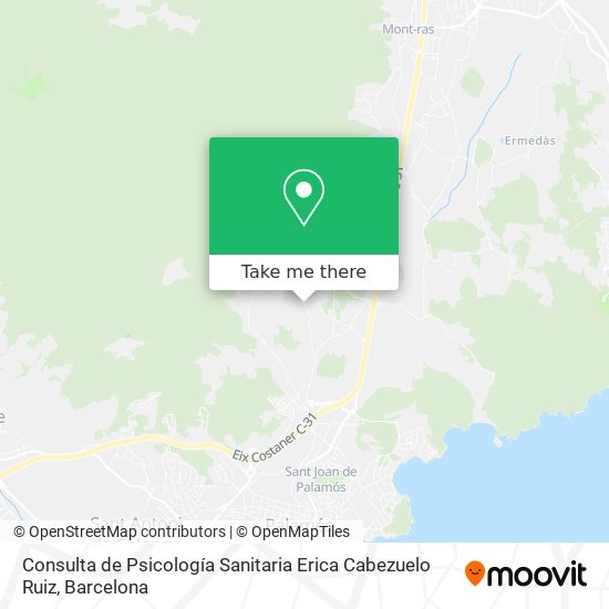 Consulta de Psicología Sanitaria Erica Cabezuelo Ruiz map