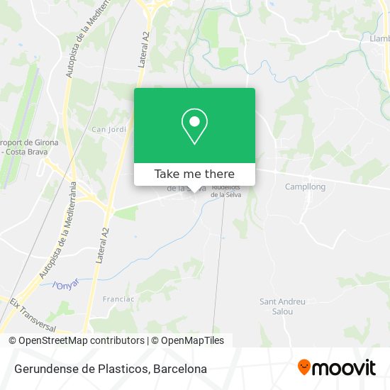 Gerundense de Plasticos map