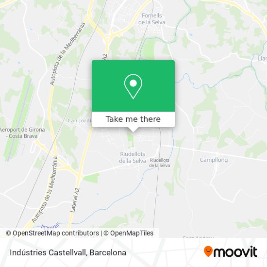 Indústries Castellvall map