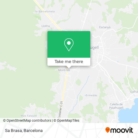 Sa Brasa map