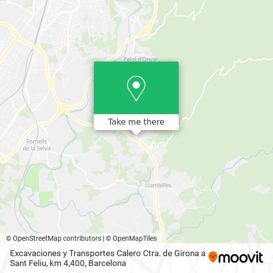 Excavaciones y Transportes Calero Ctra. de Girona a Sant Feliu, km 4,400 map
